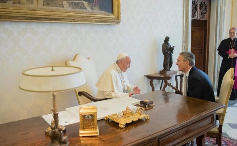 Le secrétaire général de l’OTAN au Vatican  “la sagesse du pape devrait nous inspirer tous”