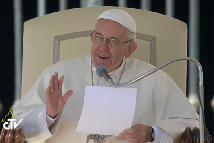 Le pape invite les pèlerins francophones à poser des gestes de miséricorde capables d’une révolution culturelle