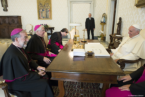 Les évêques du Canada à Rome pour leur visite annuelle