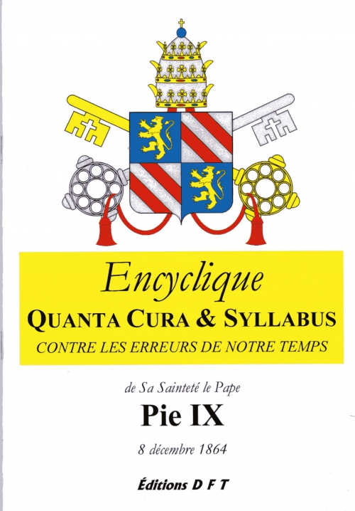Le syllabus de Pie IX, une intransigeance dépassée ?