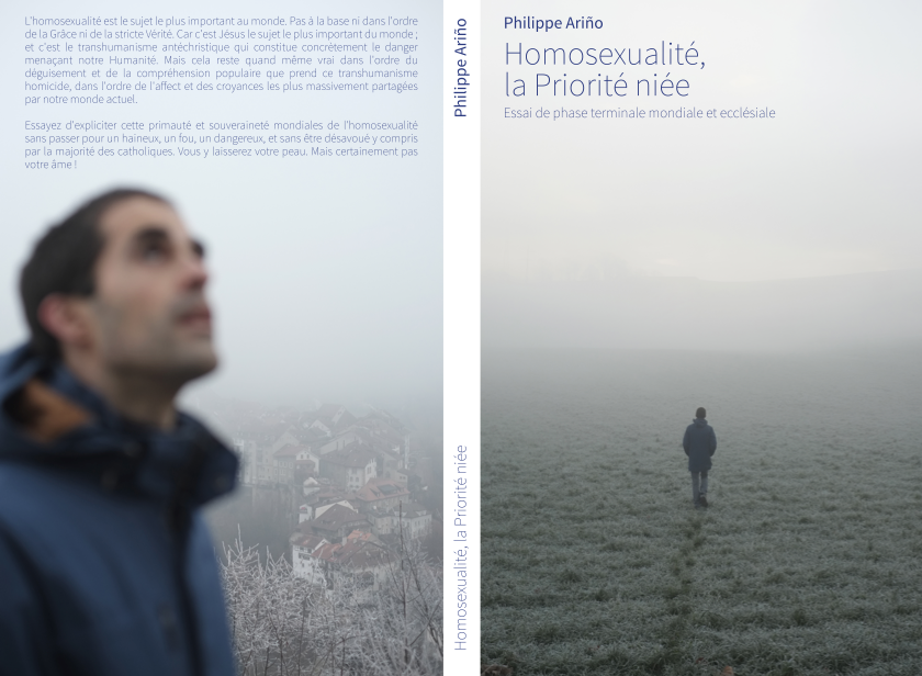 Homosexualité, la Priorité niée, le dernier livre de Philippe Ariño