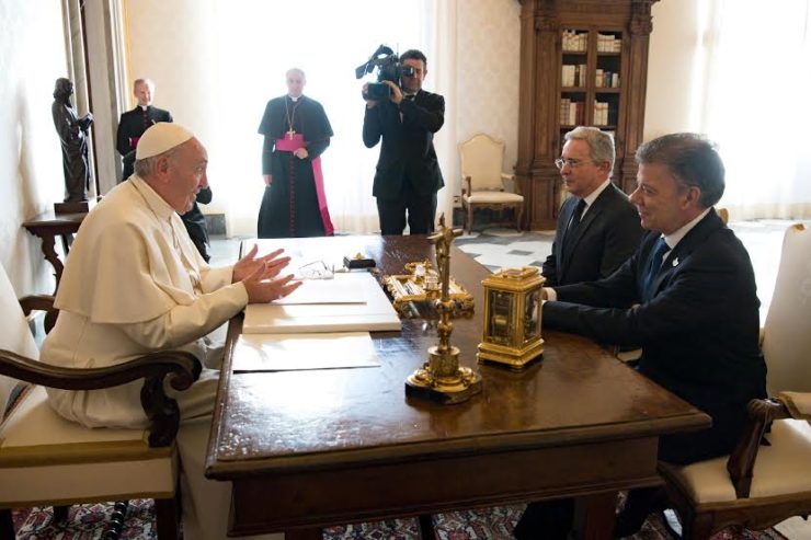 La paix remise en cause en Colombie – L’intervention du pape