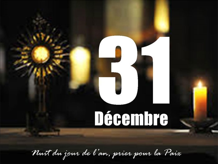 Nantes – En la nuit du jour de l’an, prier pour la paix