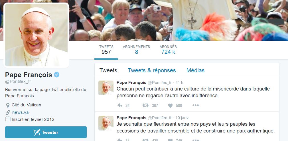 @Pontifex – 3 jours de tweet dédiés aux mineurs migrants