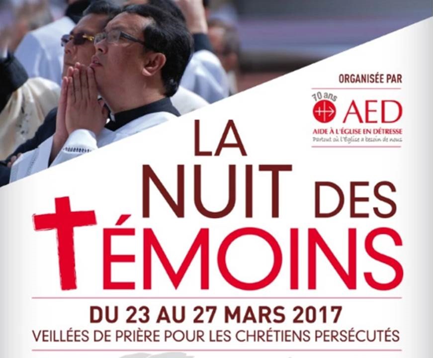 Reims – 9° édition de la nuit des témoins avec Mgr Feillet
