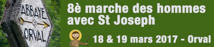 8° Marche des hommes avec saint Joseph à Orval