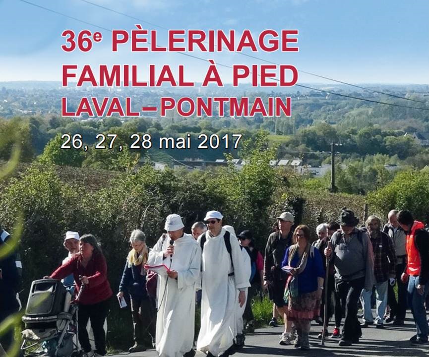 Diocèse de Laval – Pèlerinage pour les familles à pied à Pontmain