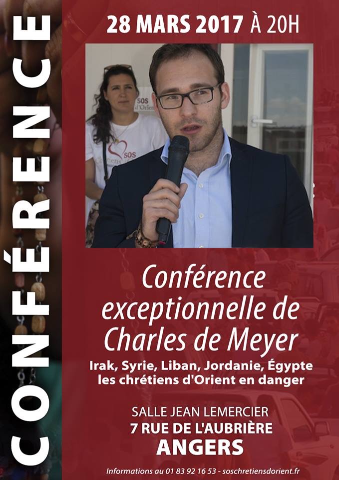 Angers – Conférence de Charles de Meyer