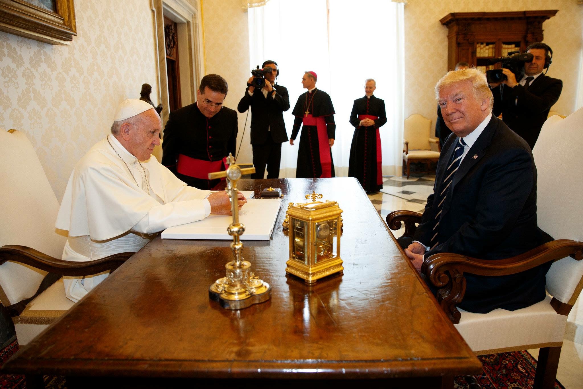 Rencontre de Donald Trump avec le pape François
