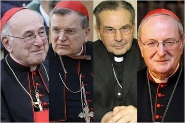 “Amoris laetitia” : quatre cardinaux publient une lettre au pape François, faute d’avoir obtenu une audience