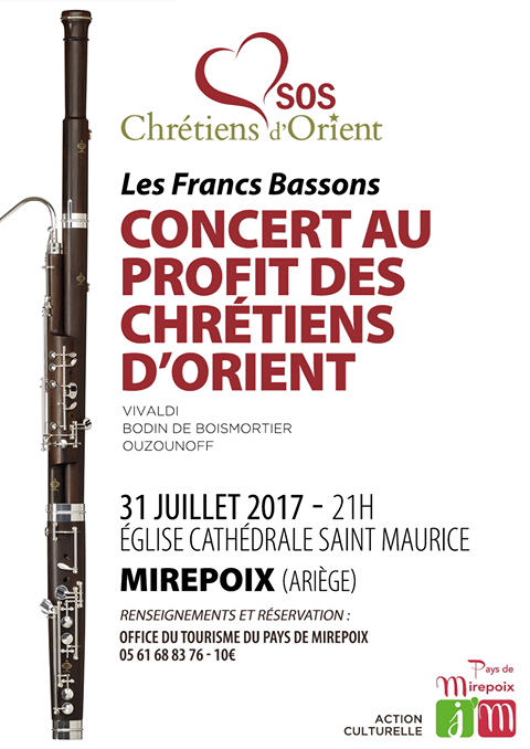 Mirepoix- Concert au profit des chrétiens d’Orient