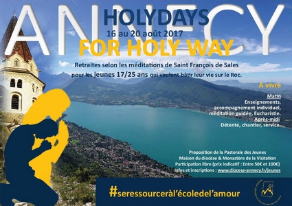 Annecy – Holydays for Holy way : retraite d’enseignements sur les méditations de Saint François de Sales