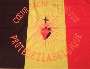 La photo du jour – Un drapeau belge du Sacré Cœur