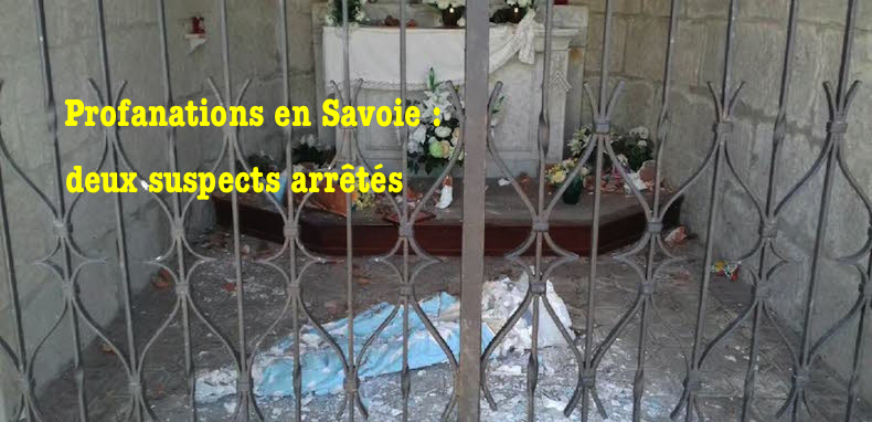 Profanations en Savoie – Deux suspects interpellés