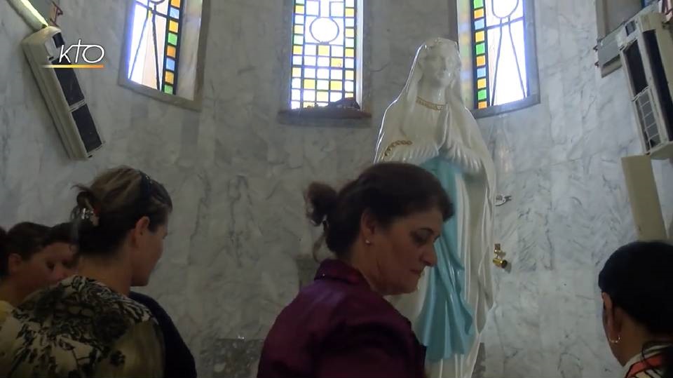 Les Vierges de Lourdes réinstallées dans la plaine de Ninive