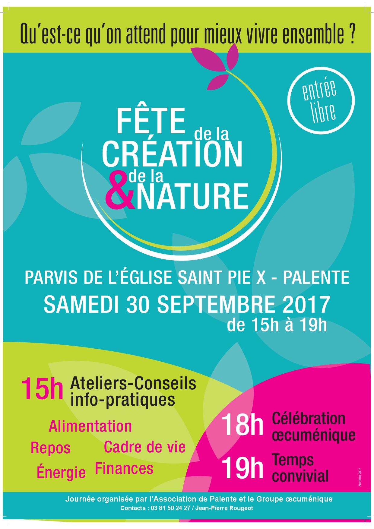 Fête de la Création et de la Nature à Besançon