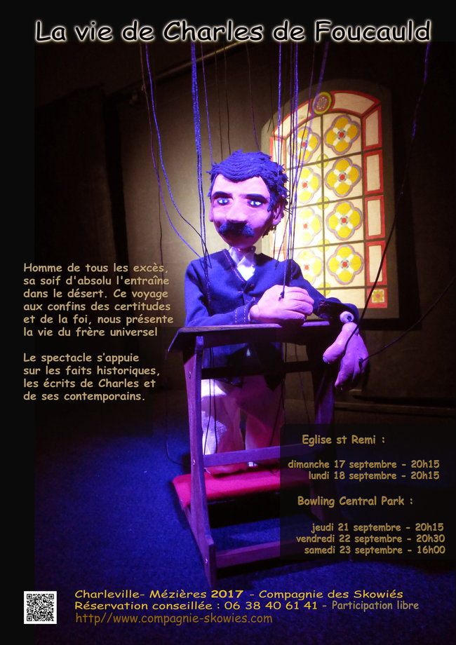 Charleville : spectacle de marionnettes autour de Charles de Foucauld