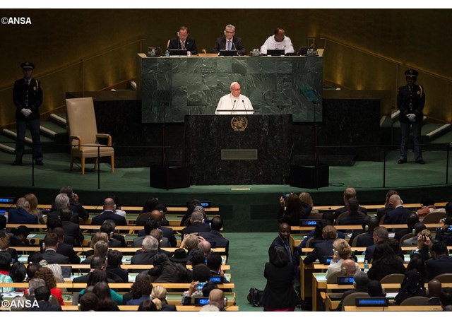 Assemblée générale de l’Onu – Le Pape appelle les politiques à «chercher ensemble le bien commun de l’humanité»