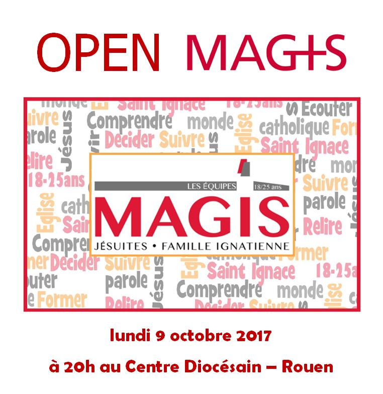 Soirée de lancement Open Magis : Mouvement ignatien pour les jeunes de 18 à 25 ans – Rouen, le 9 octobre