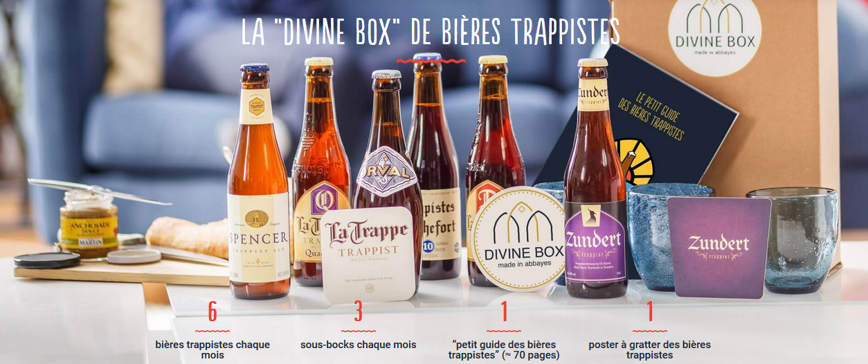 Divine Box lance sa toute nouvelle box spéciale bières trappistes !