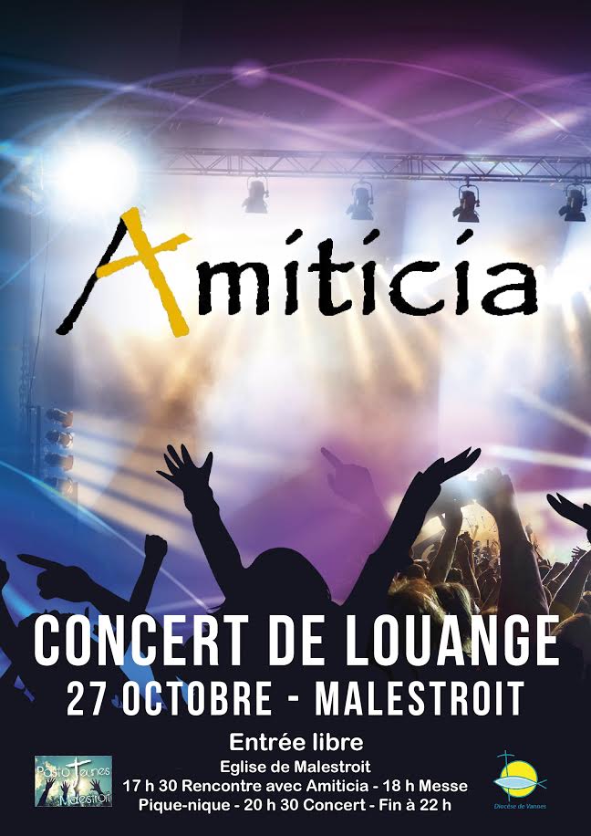 Amiticia en concert à Malestroit le 27 octobre
