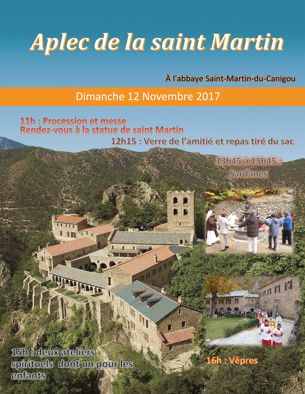12 novembre : Aplec de Saint Martin du Canigou