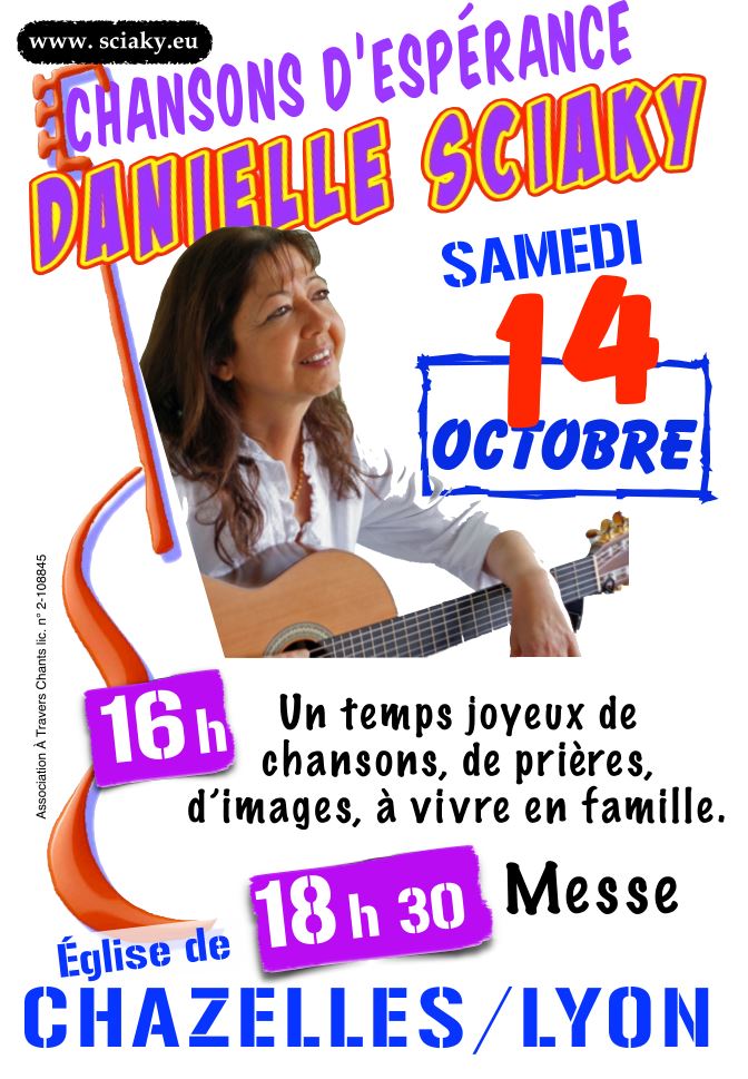 Danièle Sciaky en concert à Chazelles le 14 octobre
