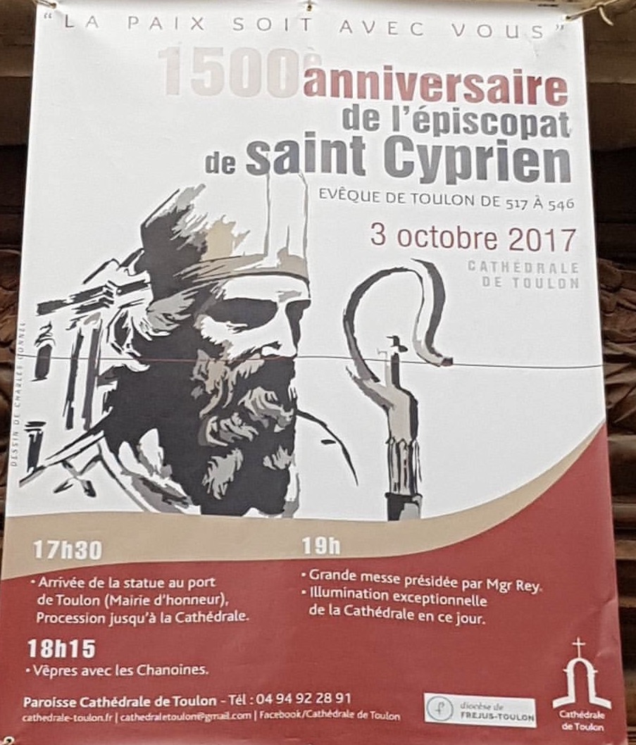 Toulon – Messe pour le 1500ème anniversaire de l’épiscopat de Saint Cyprien,
