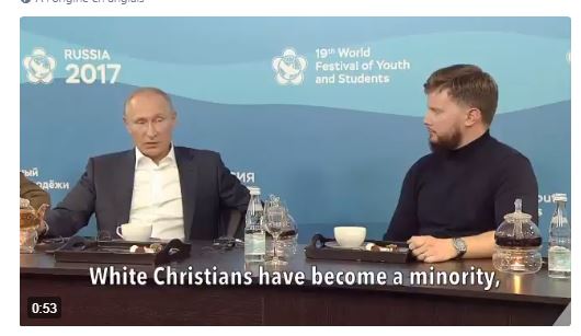 Poutine : « Les Blancs chrétiens sont désormais minoritaires aux États-Unis, c’est un changement considérable »