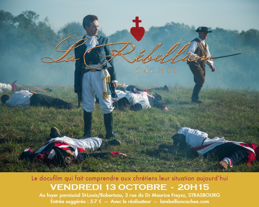 Projection du film La Rébellion cachée à Strasbourg le 13 octobre à 20H15