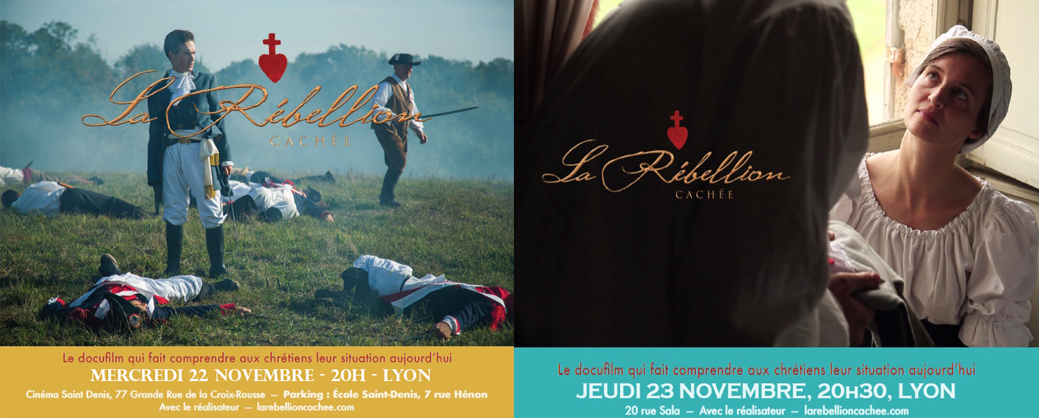Projection du film La rébellion cachée à Lyon (69) les 22 et 23 novembre