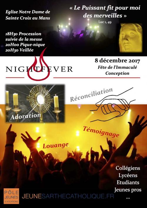 Soirée Night Fever : vendredi 8 décembre au Mans (72)