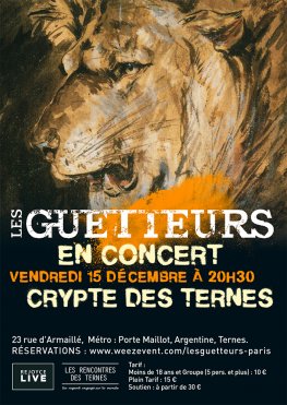 Concert des Guetteurs à Saint-Ferdinand des Ternes à Paris le 15 décembre