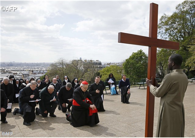 Le cardinal André Vingt-Trois adresse un message d’au-revoir aux catholiques de Paris