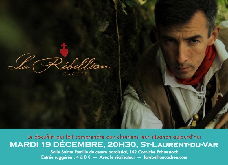 Projection du film La rébellion cachée à Saint-Laurent-du-Var (06) le 19 décembre (20h30)