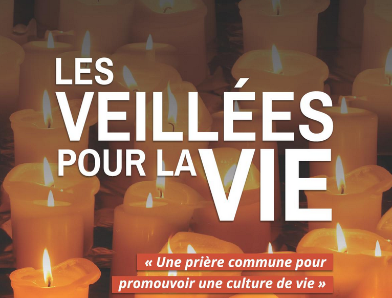 Veillée pour la vie à Auxerre (89) le 20 janvier 2018