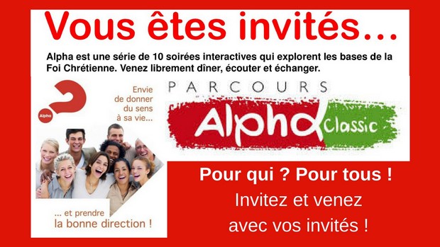 Lancement d’un « Parcours Alpha » à la Paroisse Saint-Paul de Quevilly–Couronne (76) le 11 janvier
