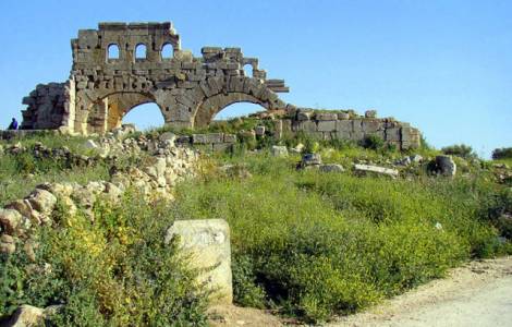 Syrie –  Sites archéologiques chrétiens détruits par des opérations militaires aériennes turques