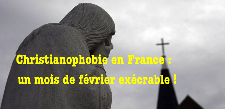 France – 24% d’augmentation des actes commis contre des personnes ou lieux chrétiens