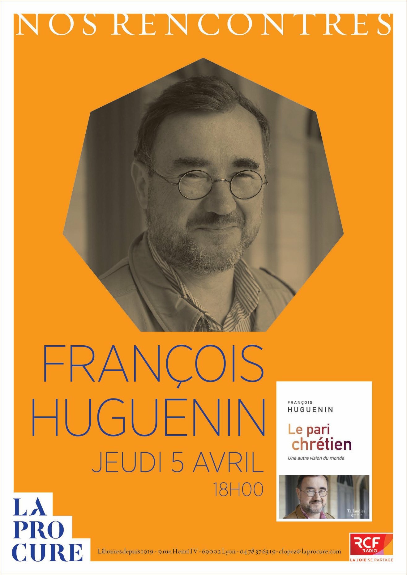 Lyon – Rencontre avec François Huguenin