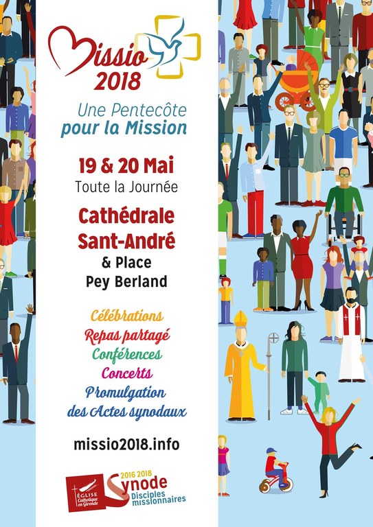 MISSIO 2018 à Bordeaux (33) les 19 et 20 mai 2018 : Demandez le programme !