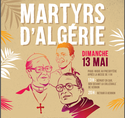 Rencontre avec le frère Thomas, postulateur de la cause des martyrs d’Algérie, à l’Abbaye de Soligny La Trappe (61) le 13 mai 2018