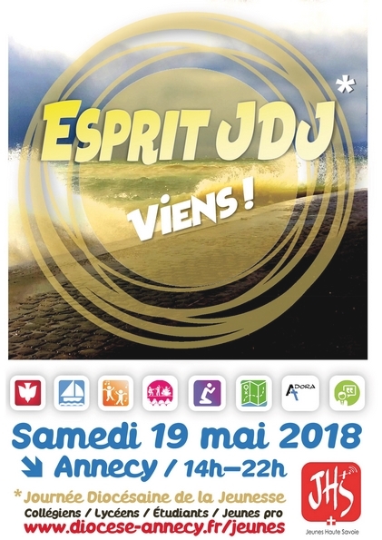 Journée diocésaine des jeunes à Annecy (74) le 19 mai 2018