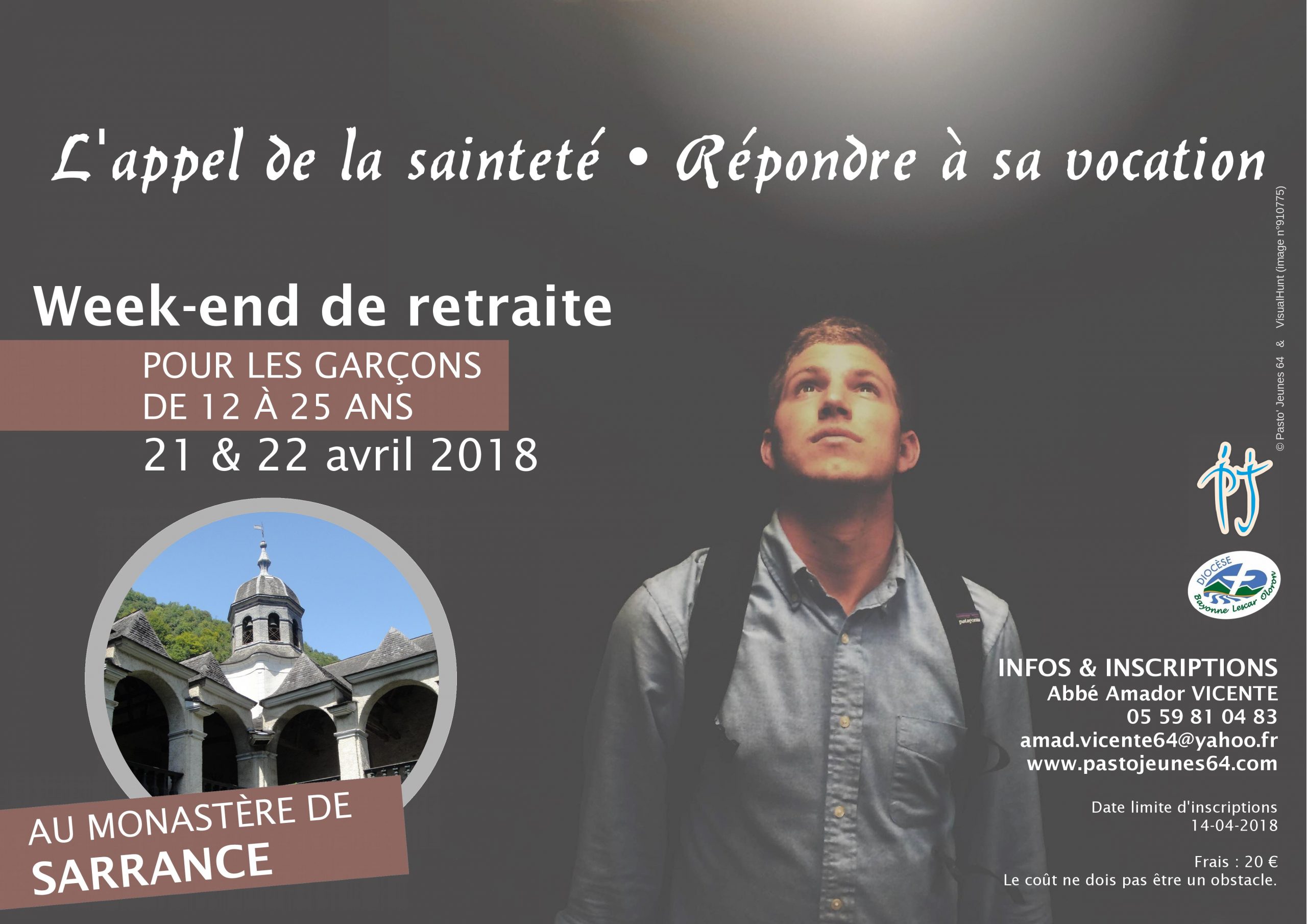 Week-end de retraite pour garçons les 21 et 22 avril 2018 à Sarrance (64)