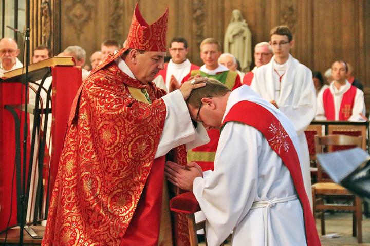 Ordination de Vincent Cardot le 3 juin 2018 à Langres (52)