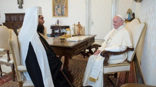 Le Pape rappelle au primat de l’Eglise orthodoxe de Tchéquie et de Slovaquie l’urgence de l’unité des chrétiens