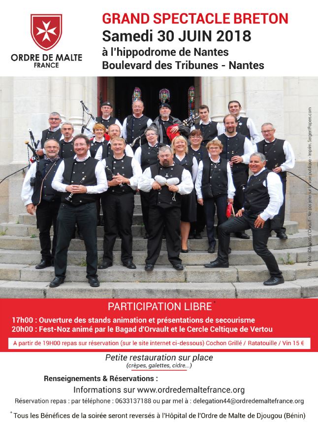 30 juin 2018 : Manifestation festive de l’Ordre de Malte à Nantes (44)
