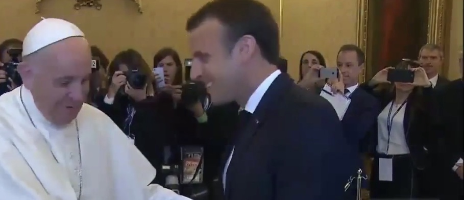 Le pape François a reçu Emmanuel Macron
