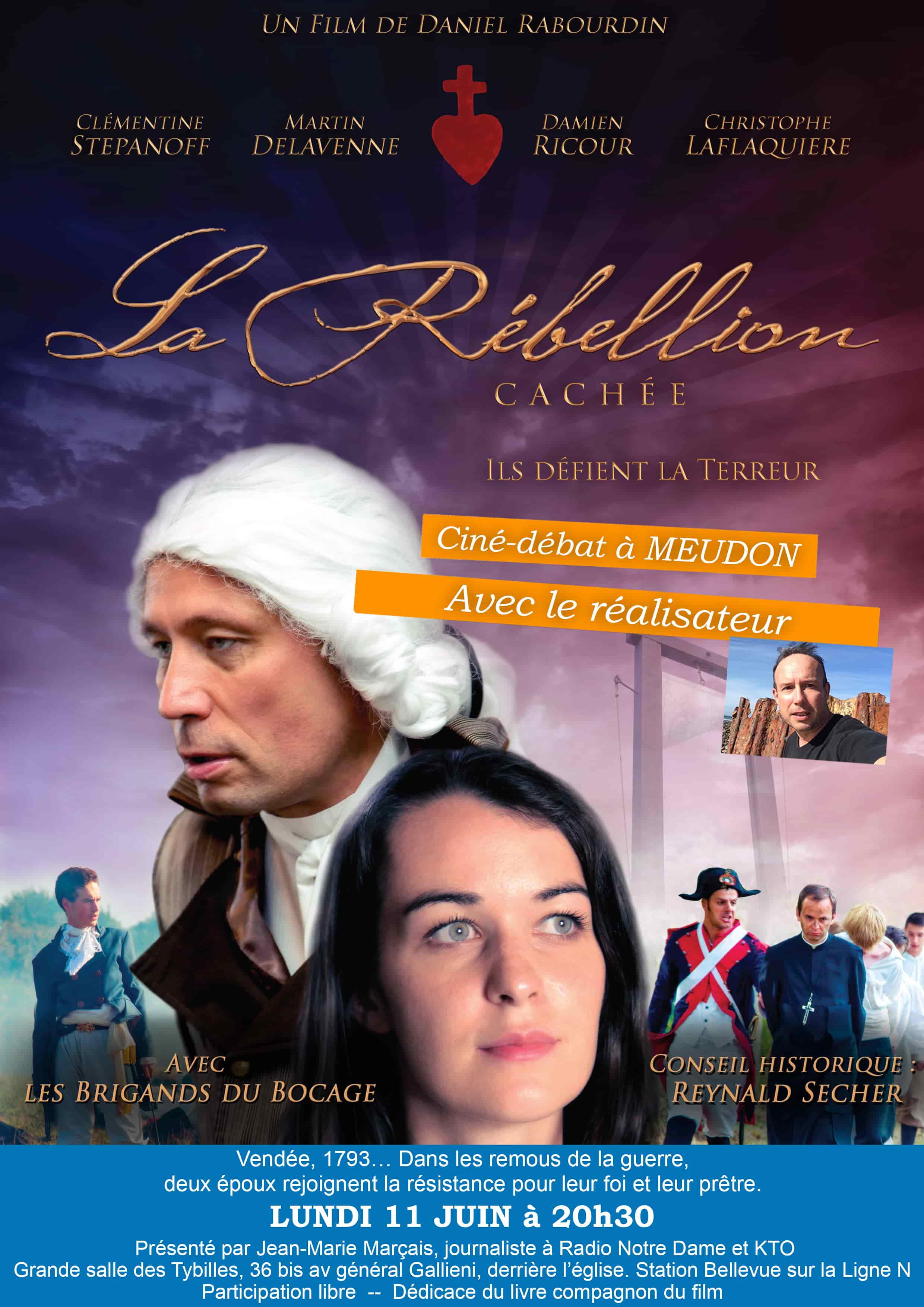 Projection du film La rébellion cachée à Meudon (92) le 11 juin 2018