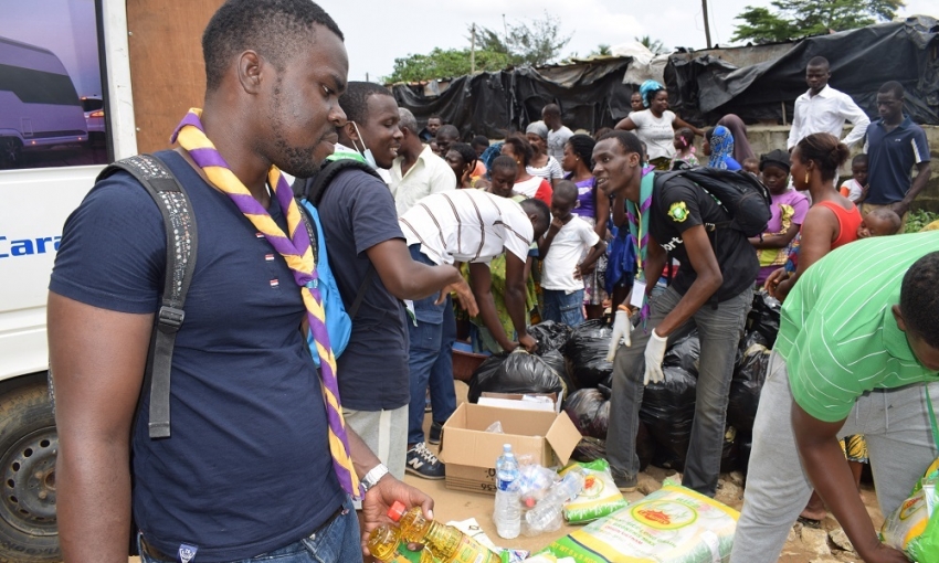 Côte d’Ivoire : les Scouts à la rescousse des victimes des inondations